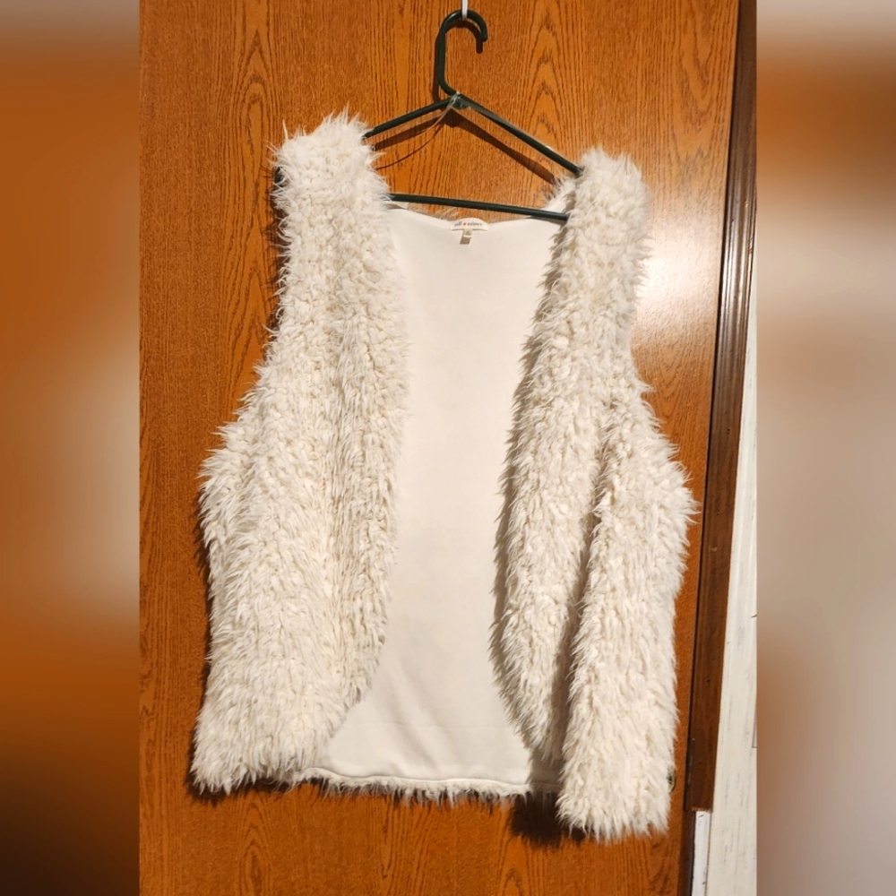3 X self-esteem fur vest